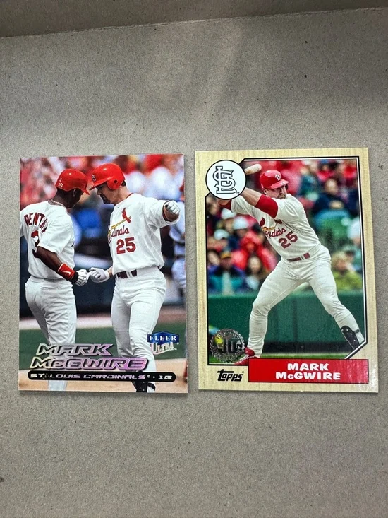 Mark McGwire Cardinals lot of 8 - Picture 6 of 11
